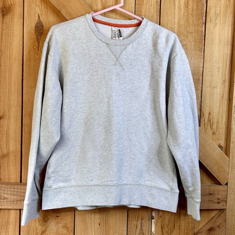 Vintage Old Navy VIP Access Heather Gray Unisex Sweatshirt Y2K Size: Large